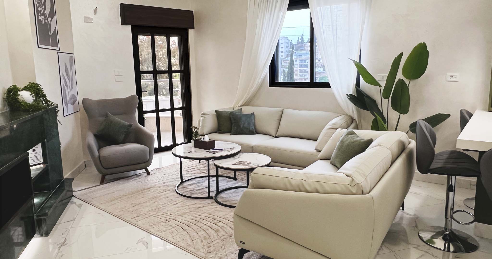 شقة اولي - شقة فاخرة للإيجار في جبل عمان/ الدوار الثاني